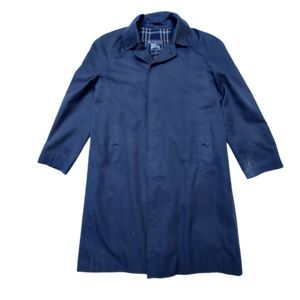 Burberrys Men's Navy Vintage Straight Trench Coat